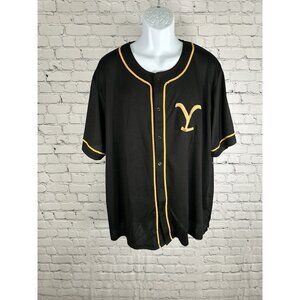 Yellowstone Limited Edition Round Rock Express Button Up Baseball Shirt Men’s XL